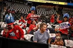 Clippers owner Steve Ballmer flies 125 L.A. fans to build ‘The Wall’ at Ball Arena