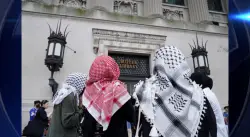 Multiple people in custody after pro-Palestinian demonstration at Columbia University library